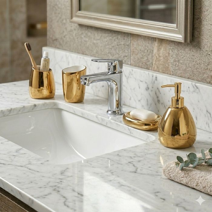 Набор аксессуаров для ванной комнаты Glossy Glory