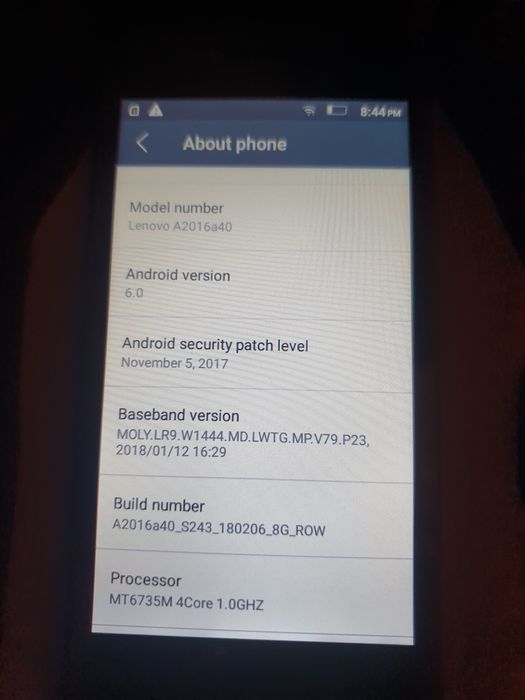 Telefon android Lenovo A20116a40