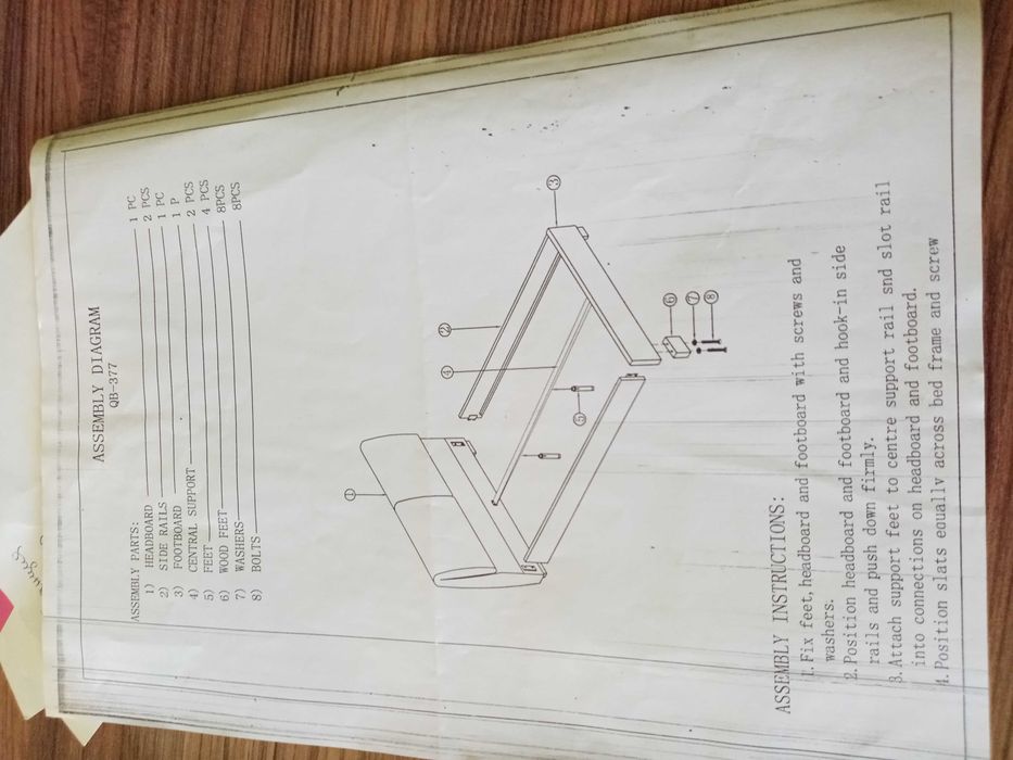 продавам употребявана спалня с матрак