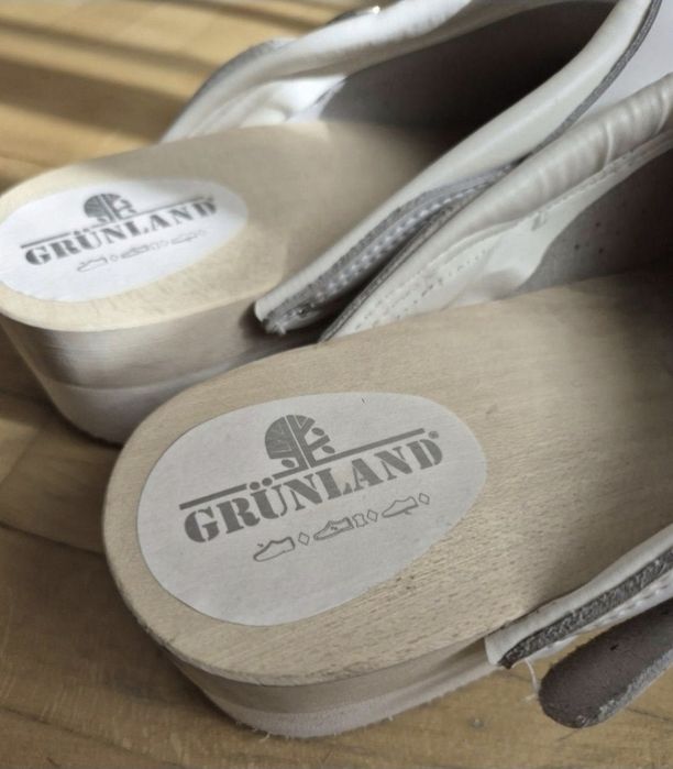 Papuci / Saboti ortopedici medicali Grünland, Lemn + Piele, Marime 40