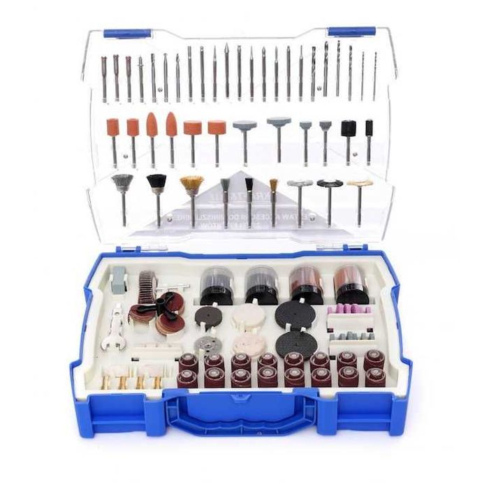 Set de accesorii pentru mini freze cu 239 piese KD10756 Kraftdele