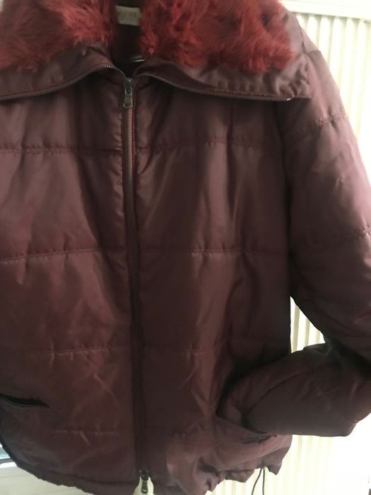 Дамско италианско яке Antonello Serio Тъмно Бордо L/XL