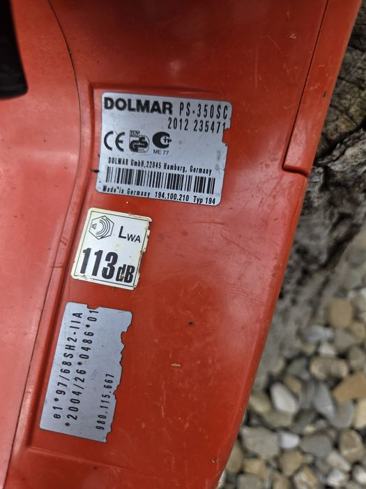 Motofierastrau DOLMAR PS 350 2.3cp