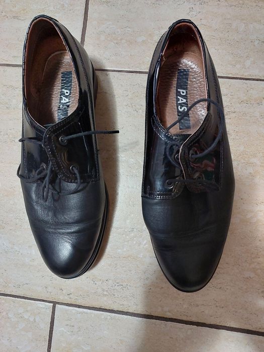 Pantofi piele dama negri