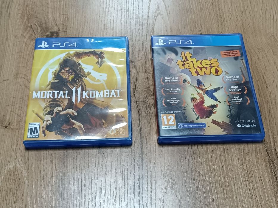 Mortal Kombat 11 и It Takes Two для PS4 (в идеале)