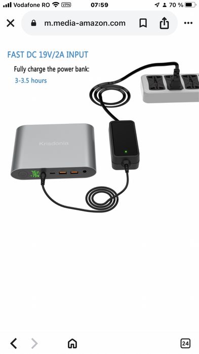 Power banc pentru mackbook -laptop