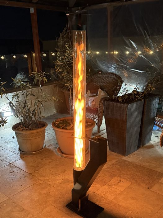 Sobă peleti 180 cm incalzitor terasa balcon premium