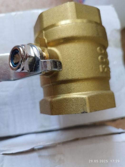 Кран шаровый новый