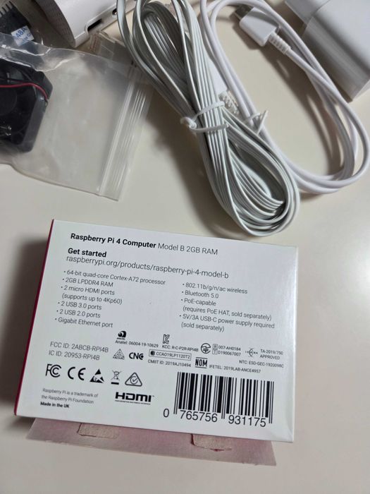 Raspberry Pi 4 Model B / 2GB RAM / Полный комплект + Допы