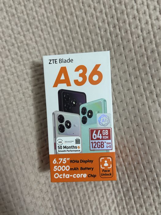 Продам новый ZTE Blade A36