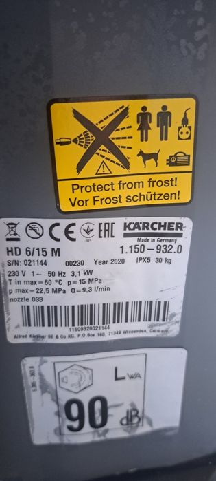 Pompa karcher profesionala 6/ 15