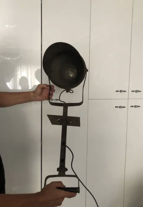 Vintage lampa industriala army, CF mid century