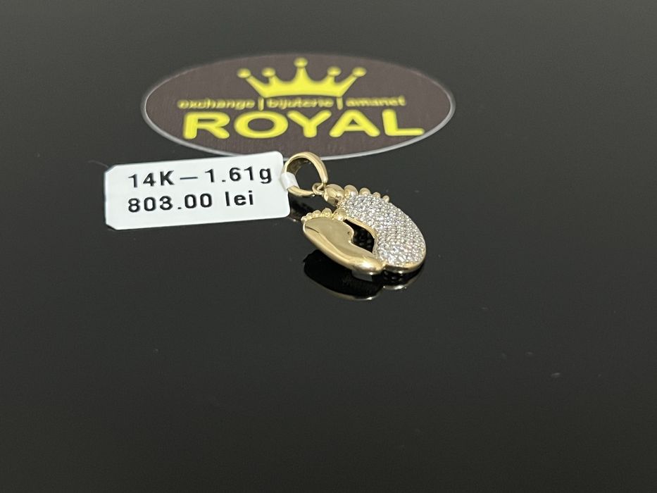 Bijuteria Royal CB : Pandant aur 14k 1,61 grame
