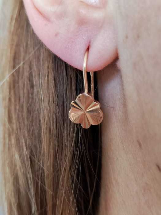 Cercei aur retro 14k 583 rusia rusesti aur rusesc unicat clasic