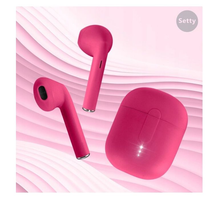 Casti Wireless Bluetooth In-Ear TWS STWS-16 Roz