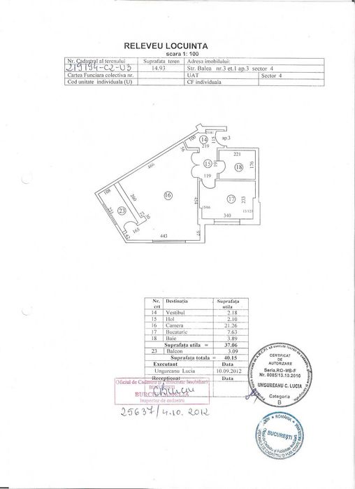Garsoniera/Berceni Arena/ 40mp/ 5 min Metrou Apărătorii Patriei/ Proprietar