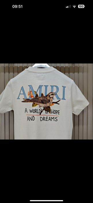Tricou Amiri ai offwhite