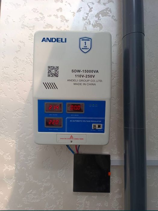 ANDELI 15000VA stabilizator | 110–250V | 1 yil kafolat