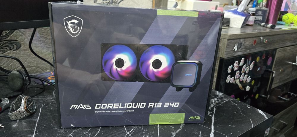 Водяное охлаждение  240 от Msi новый запечатанный