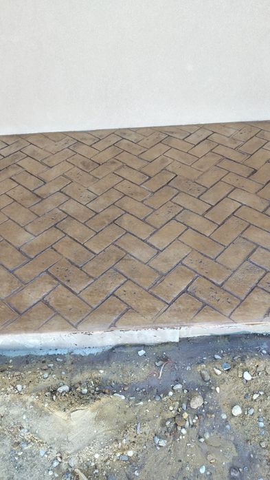 Щампован бетон .