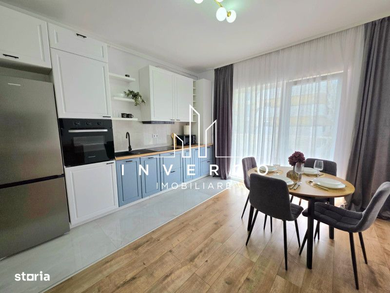 Apartament in bloc nou, 2 camere, de inchiriat, in Floresti