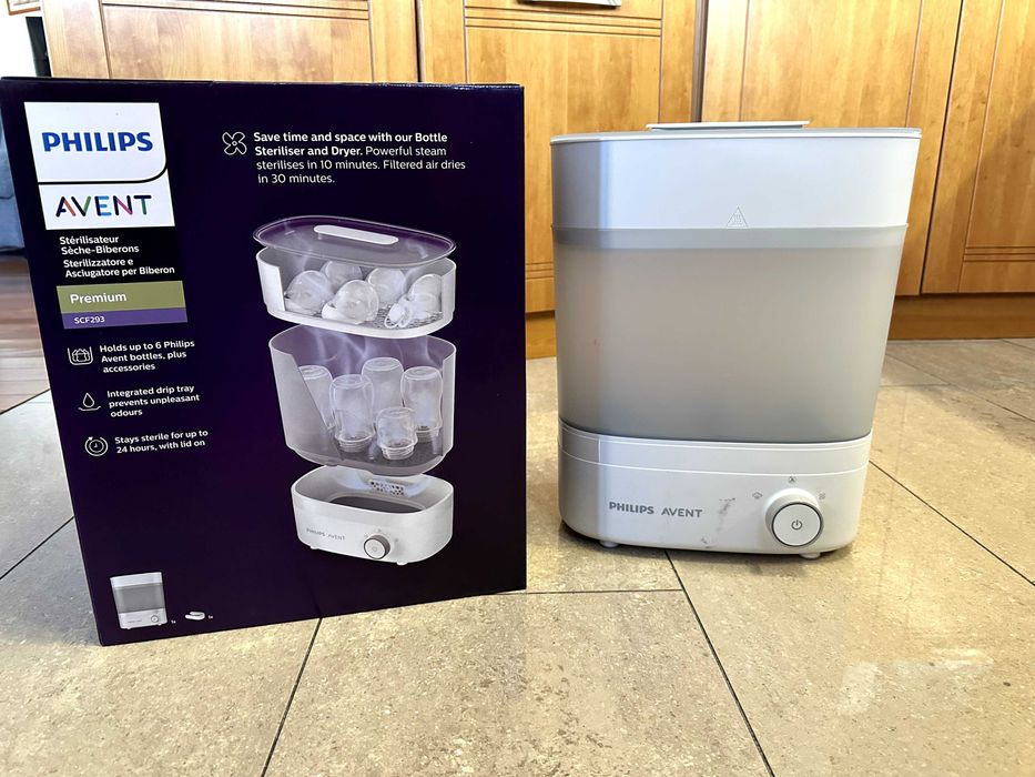 Електрически стерилизатор Philips Avent - Premium, с функция изсушаване
