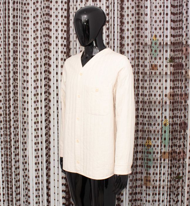 COS оригинално мъжко яке тип риза бежово подплатено М