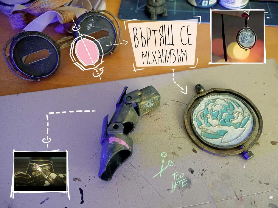 Arcane Jinx Cosplay Props Комплект Джинкс косплей предмети