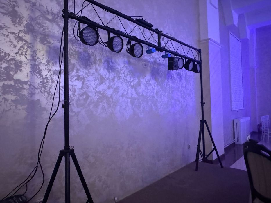 Vand schela de lumini cu 6 par led si dmx 512