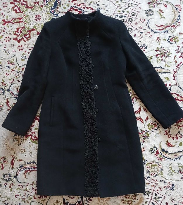 Пальто женское черное
