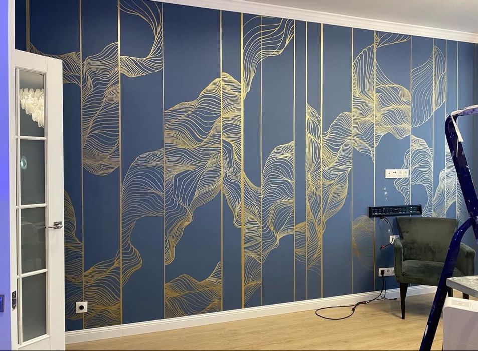 Роспись стен, барельеф