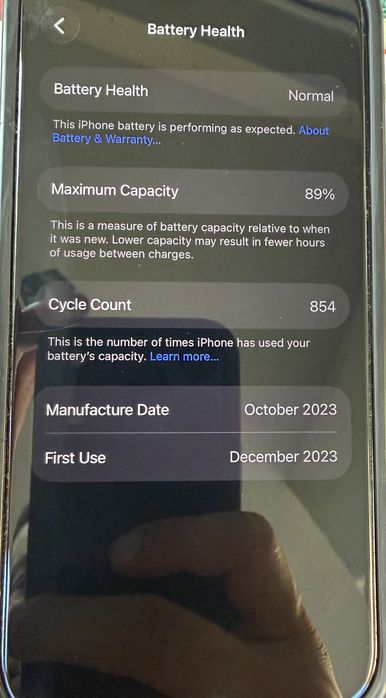 iPhone 15 Pro 128 GB  Black Titanium