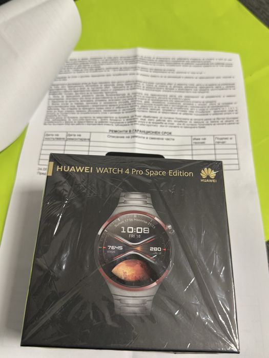 ЧИСТО НОВ 46mm Huawei Watch 4 Pro Space Edition Yettel Гаранция 2026г.