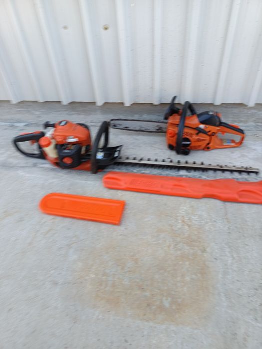 Set Echo Japan drujba și mașină de tăiat gard viu tuia