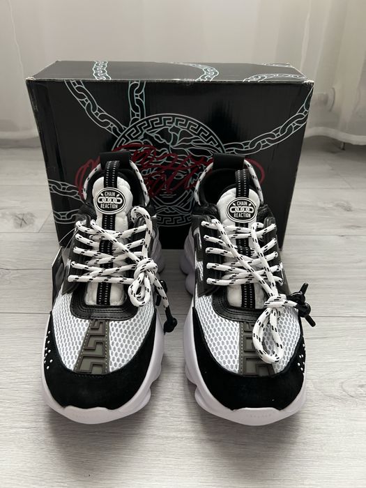 Versace Chain Reaction Black/ White 43