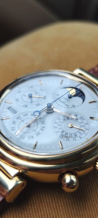 IWC Da Vinci Perpetual Calendar aur 18K Amanet BKG
