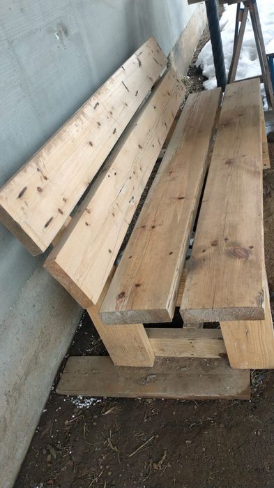 Очень крепкая лавочка (скамейка)