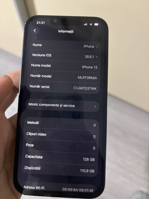 Iphone 13 disponibil