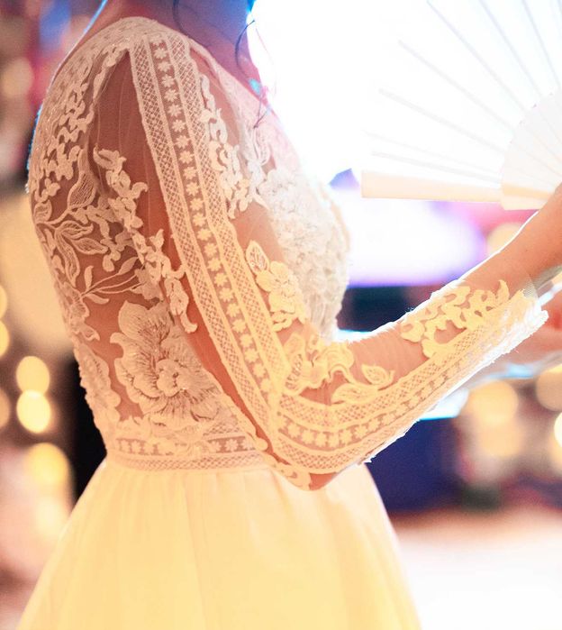 Rochie de mireasă (mărime S/36-38) - stil boem