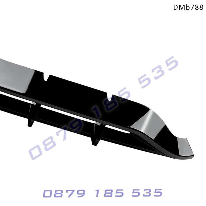 Черен лип спойлер предна броня Mercedes GLC X253 Face AMG мерцедес амг