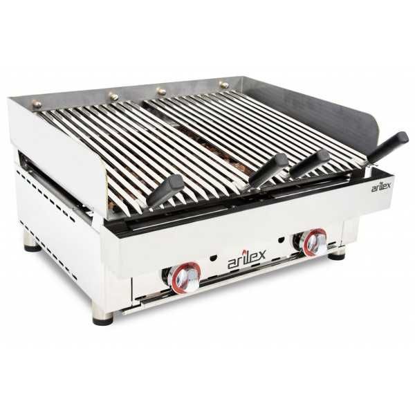 Arilex 70VAS - Gratar roca vulcanica GAZ  670 x 590 x 308 mm