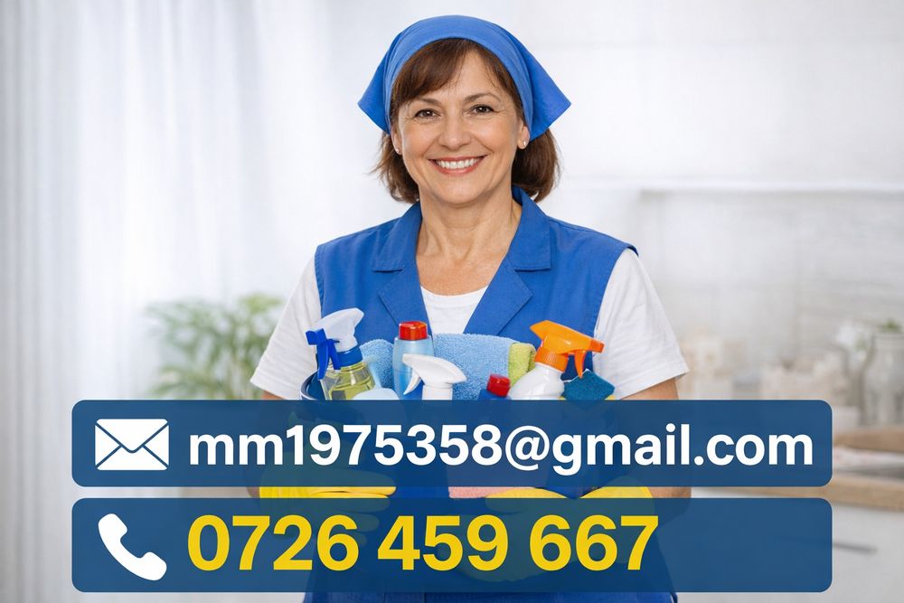 Doamnă serioasă ofer curățenie în locuințe