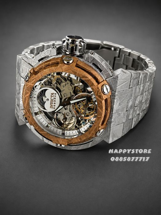 INVICTA Stealth Skeleton automatic 50 mm, Инвикта нов мъжки часовник
