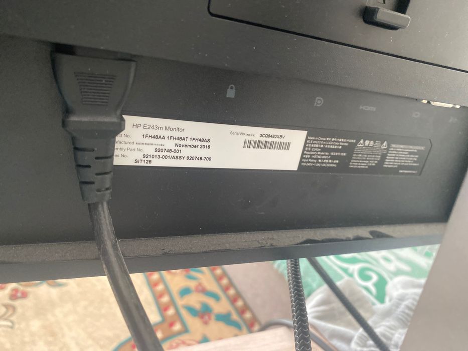монитор hp 60 герц