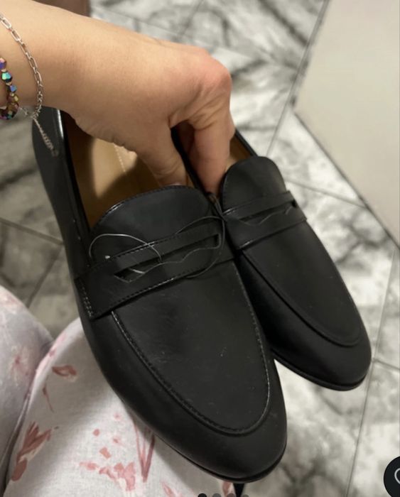 Mocasini  H&M noi cu eticheta