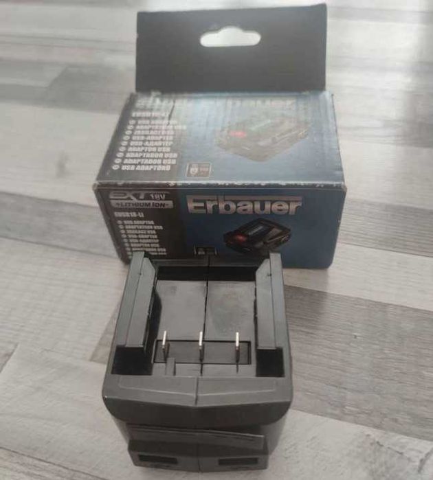 Adaptor Erbauer 2xUSB de la 18V acumulator