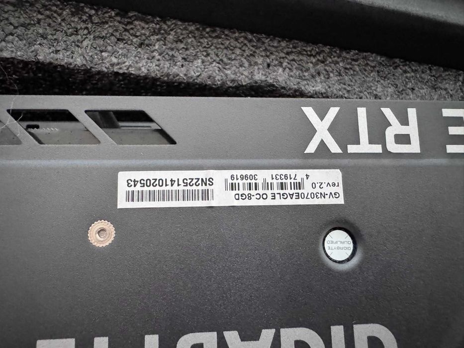 Видеокарта Gigabye RTX 3070 Eagle