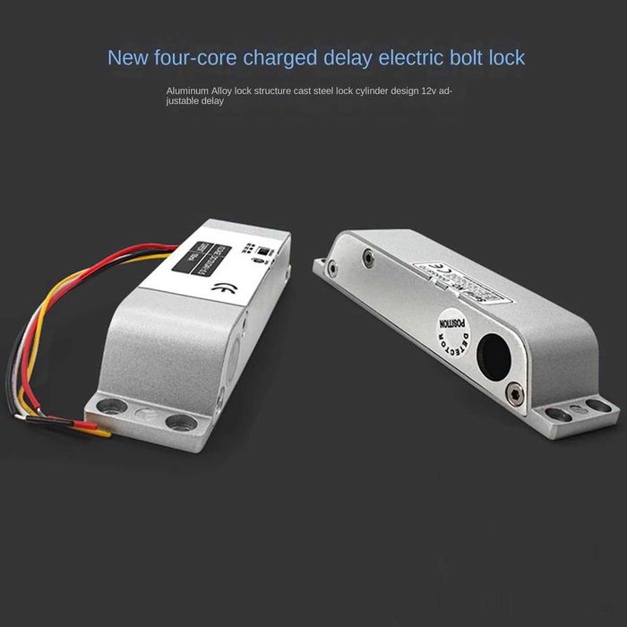 Електрическа ключалка Deadbolt 4 проводника DC12V, Mortise