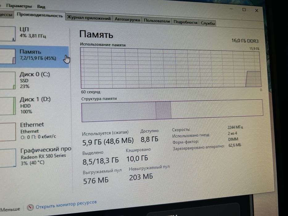 Продам среднее игровой пк