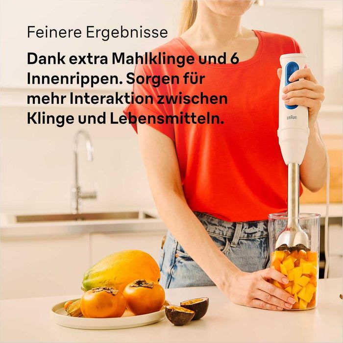 Пасатор Braun MultiQuick 3 MQ30.001M, 2 скорости, 900W, 600ml